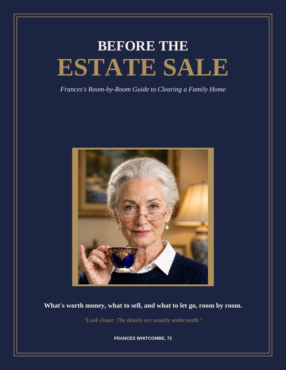 Cover of Before the Estate Sale by Frances Whitcombe